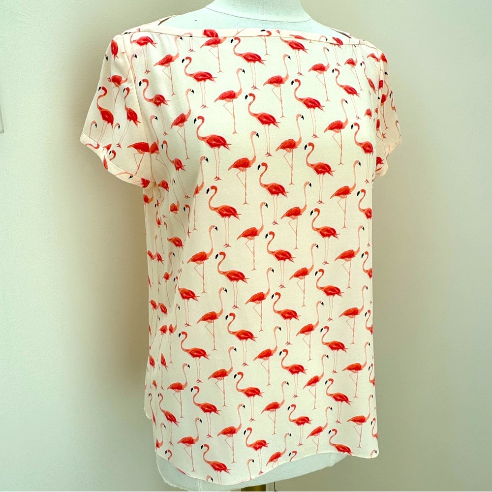 kate spade flamingo top size 10